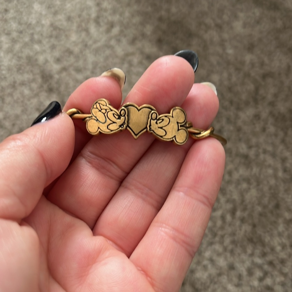 Alex & Ani Mikey & Minnie Kissing Bracelet